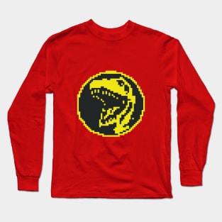 Red Ranger 8 bit pixelart Long Sleeve T-Shirt